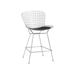 Барный стул с низкой спинкой Bertoia